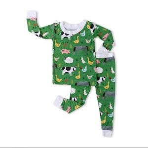NWT Little Sleepies Farm Animals 2 Piece Long Sleeve Pajamas 3T